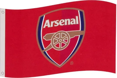 Image de Arsenal FC - Drapeau, écusson TA4601 (taille unique) (Rouge)