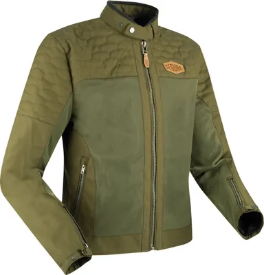 Zdjęcie produktu dla Tekstylna kurtka motocyklowa Segura Judge, khaki, M