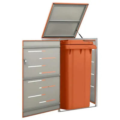 Immagine prodotto di Contenitore per 1 bidone 69x77,5x115 cm in acciaio inox