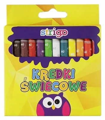 Produktbild von STRIGO Wachsmalstifte Schulbedarf 24 Farben