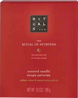 Obrázek produktu pro Rituals The Ritual of Ayurveda Scented Candle Indian Rose & Sweet Almond Oil 290 g