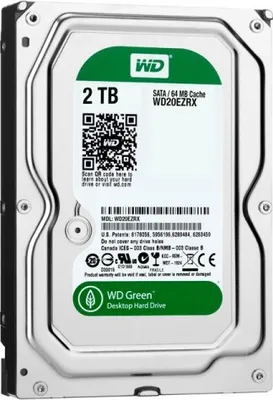 Produktbild von Western Digital Caviar Green WD20EZRX 2 TB Festplatte