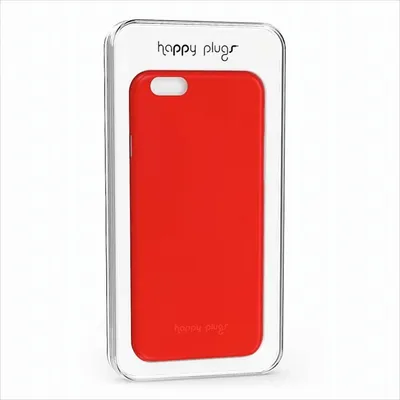 Produktbild von Happy Plugs 155090, Cover, Apple, iPhone 6/6S, Rot