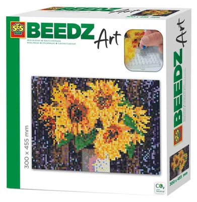Produktbild von Ses Creative Beedz Art Strijkkralen Zonnebloemen 30X45.5 Cm 7000 Stuks