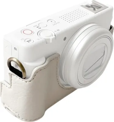 Zdjęcie produktu dla Przenośny futerał ochronny na aparat w stylu retro, uchwyt na aparat, torba transportowa z otwieranym dnem, zamiennik do aparatu Sony ZV-1F/ZV-1M2