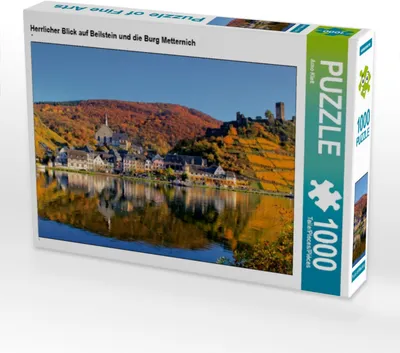 Produktbild von Calvendo Herrlicher Blick auf Beilstein und die Burg Metternich 1000 Teile Puzzle quer 640x480mm, Klatt Arno; 7286806