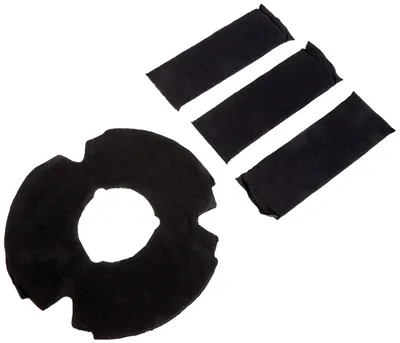 Kohlefilter für Haushalt und Küche, 1 Stück, schwarz