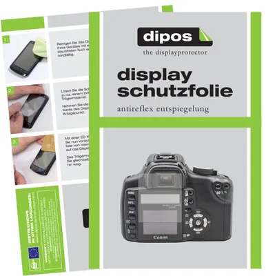 Produktbild von 2x Schutzfolie für Canon EOS 350D matt Displayschutzfolie Folie Display Schutz dipos
