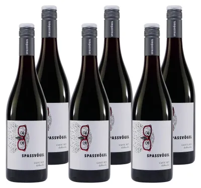 Produktbild von Spassvögel Cuveé Rot -halbtrocken- (6 x 0,75L)
