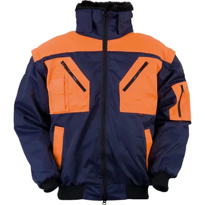 Produktbild von Pilotenjacke marine/orange Gr. 3XL