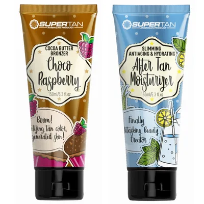 Obrázek produktu pro Supertan Choco Raspberry + Po opalování Gratis
