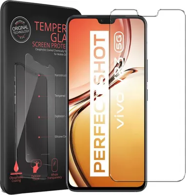 Immagine prodotto di 2x pellicola protettiva per Vivo V23 5G protezione dello schermo in vetro blindato del telefono cellulare