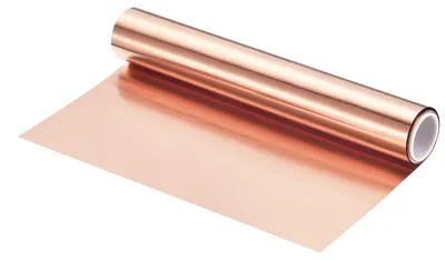 Kupferfolie Rolle 3500x150x0,01 mm 99,9% für DIY