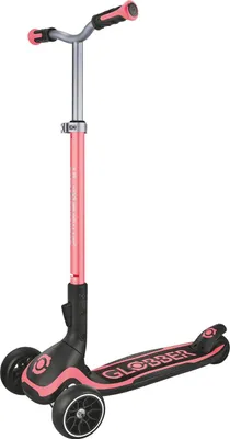 Image de GLOBBER ULTIMUM - Trottinette enfant adulte, 125/90 mm extra large, ABEC 9, 3 roues, hauteur réglable, rose corail
