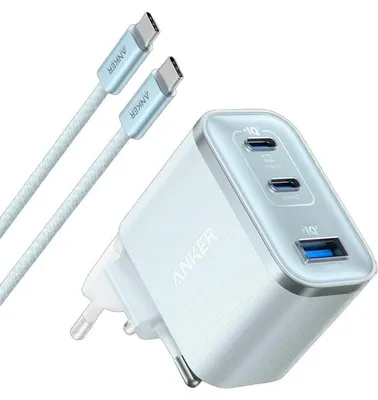 Zdjęcie produktu dla Ładowarka Anker Nano (70 W, 3 porty) w kolorze Sprout Green