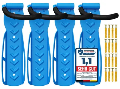 Image de Solidchoice - Ensemble de 4 supports muraux pour vélos