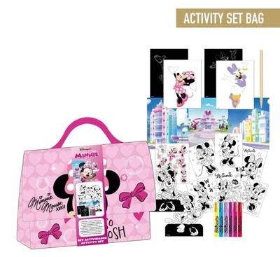 Produktbild von Disney Minnie Taschenset zum Ausmalen