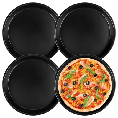 Immagine prodotto di 4 basi per pizza - Piatto pizza rotondo, diametro 20 cm