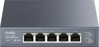 Immagine prodotto di CUDY HS105 Switch a 5 porte 2.5G in metallo