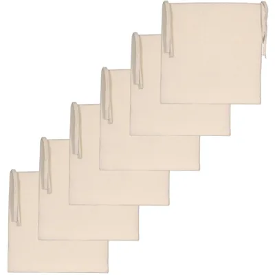 Productafbeelding van Atout Ciel zitkussens, effen, vierkant, 40 x 40 cm, beige, 6 stuks