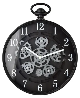 Produktbild von Wanduhr Materialmix Mondex Ramsey 30x37x5,5 cm Farbmix 1 Stück