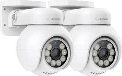 Zdjęcie produktu dla Kamera bezpieczeństwa, rozdzielczość 4K, dwukierunkowe audio, 2 kamery