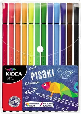 Produktbild von Kidea fine point markers 12 Farben