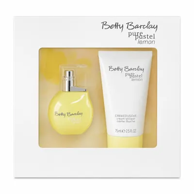 Produktbild von Betty Barclay Pure Pastel Lemon Set EdT 20 ml + Shower Cream, KI-generiertes Bild