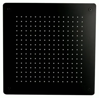 Produktbild von XXL-Regendusche Edelstahl-Deckenbrause DPG5005 superflach in Schwarz - 50 x 50 cm - Deckeneinbau