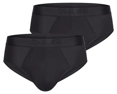 Produktbild von sloggi Herren Midislip Base Soft 2-Pack black - Größe L