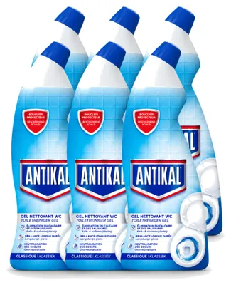 Produktbild von 6 x Antikal Toiletreiniger - 750 ml - Vorteilspackung - 6 Stücke