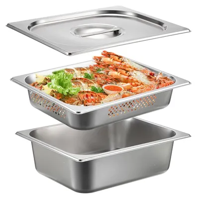 Immagine prodotto di Contenitore Gastronorm 1/2 in acciaio inox alimentare
