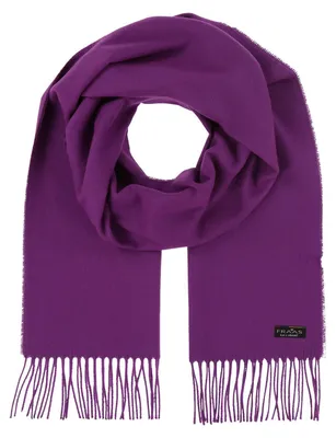 Produktbild von FRAAS Schal Cashmink® Scarf with Fringe Royal Purple violett