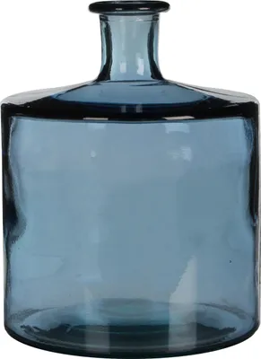 Obrázek produktu pro Skleněná láhev Guan modrá - v26xd21cm