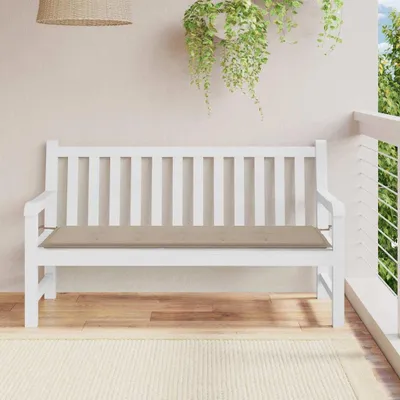 Produktbild von vidaXL Gartenbank-Auflage Taupe 150x50x4 cm Oxford-Gewebe