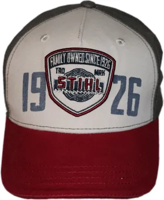 Produktbild von Stihl Cap 1926 Vintage Look Frontdruck Heritage-Emblem Baseballcap Grün / Rot