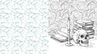 Produktbild von Dark Academia Coloring Book
