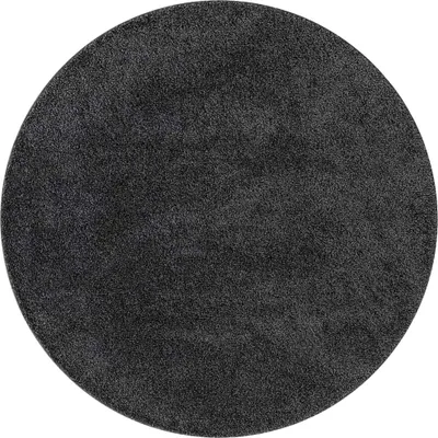 Zdjęcie produktu dla vidaXL Antypoślizgowy dywan shaggy ciemnoszary 120 x 120 cm PP