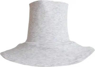 Produktbild von Halswickel, Rollkragenpullover, einfarbig, einfacher Uni-Fake-Kragen für Winter-Grau