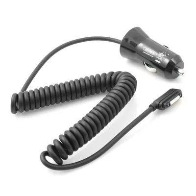 Produktbild von System-S Auto KFZ Ladegerät Zigarettenazünder USB Adapter Spiralkabel Ladekabel für Sony Xperia Z1 Xperia Z2 Compact