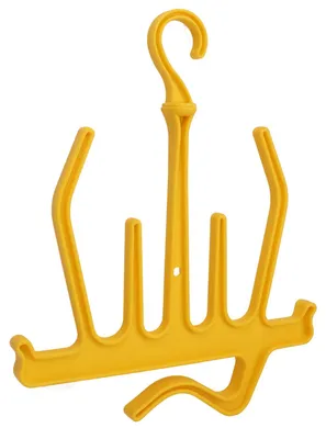 Image de Crochet de plongée, robuste, séchage rapide, pour combinaisons néoprène, équipement, évacuation de l'eau, pour bottes, gants, lunettes de protection, accessoires de plongée, jaune