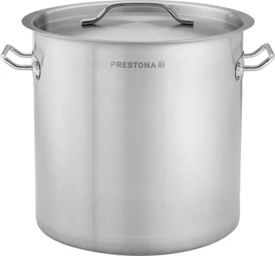 Produktbild von TECHNICA Hoher Topf 17L | 28 cm | Edelstahldeckel | Edelstahl Induktion Kochtopf