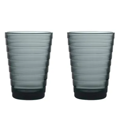 Produktbild von iittala - Aino Aalto 2er Set Becher 33 cl, dunkelgrau