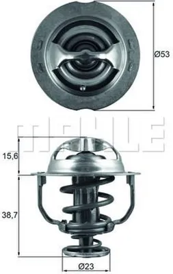 Obrázek produktu pro Vložka termostatu MAHLE TX 200 90D s těsněním pro VW