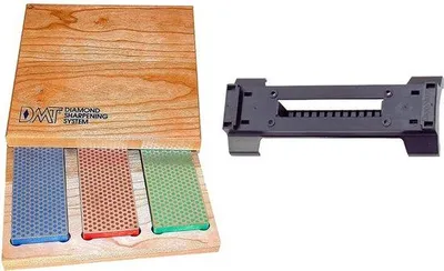 Produktbild von Slijpsteine 3er Set, 15cm, 3Körner, Hartholzbox