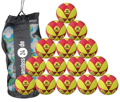 Produktbild von Ballset erima Hallenball - Hybrid Indoor v25 Trainingsball inkl. Ballsack 4 15 Bälle