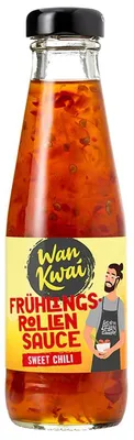 Produktbild von Wan Kwai Frühlingsrollen Sauce Sweet Chili süß und leicht scharf 200ml