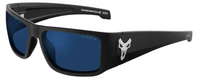 Produktbild von GUNNAR Gaming- und Computerbrillen - Reaper - Rahmenfarbe: Black Ash, Linsentönung: Sun (Blockiert 90% des blauen Lichts & 100% UV-Licht) - Blaulichtblockierende Brillen