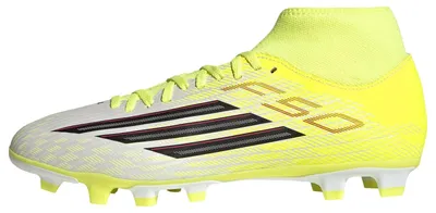 Immagine prodotto di Scarpe da calcio unisex Adidas F50 Club Mid Cut, adatte a superfici compatte o multifunzione, modello Team sol