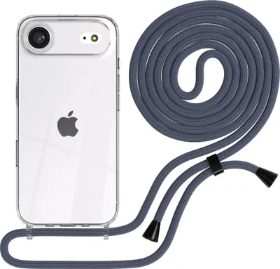 Produktbild von EAZY CASE Handykette mit Hülle für Apple iPhone Air Backcover Handykette, zum Umhängen in Blau